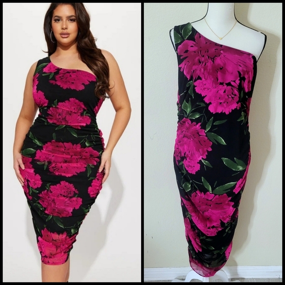 Fashion Nova Dresses & Skirts - Fashion Nova Floral Midi Dress